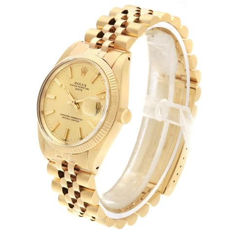 rolex bracelet 14k gold|rolex 1503 14k gold watch.